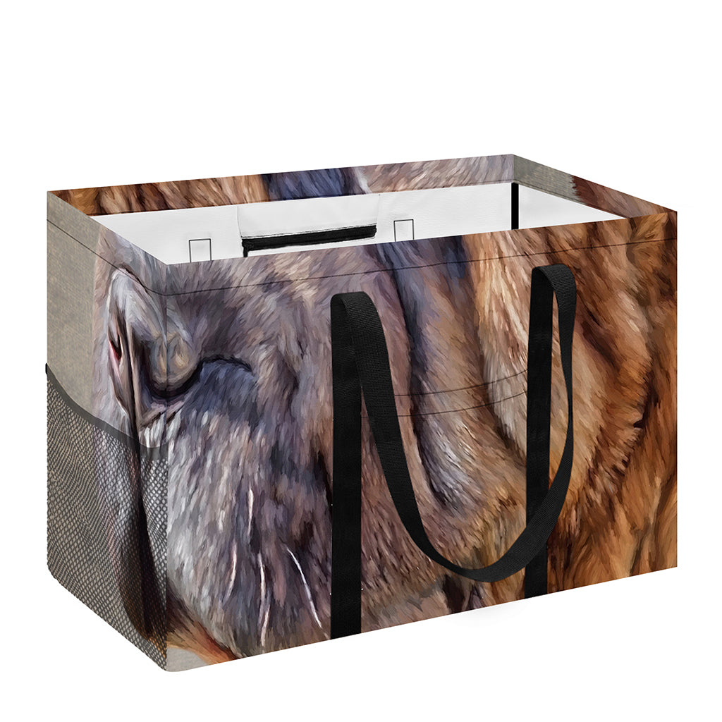 Vintage Shar Pei Print Utility Tote Bag