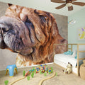 Vintage Shar Pei Print Wall Sticker