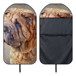 Vintage Shar Pei Print Waterproof Car Seat Cover