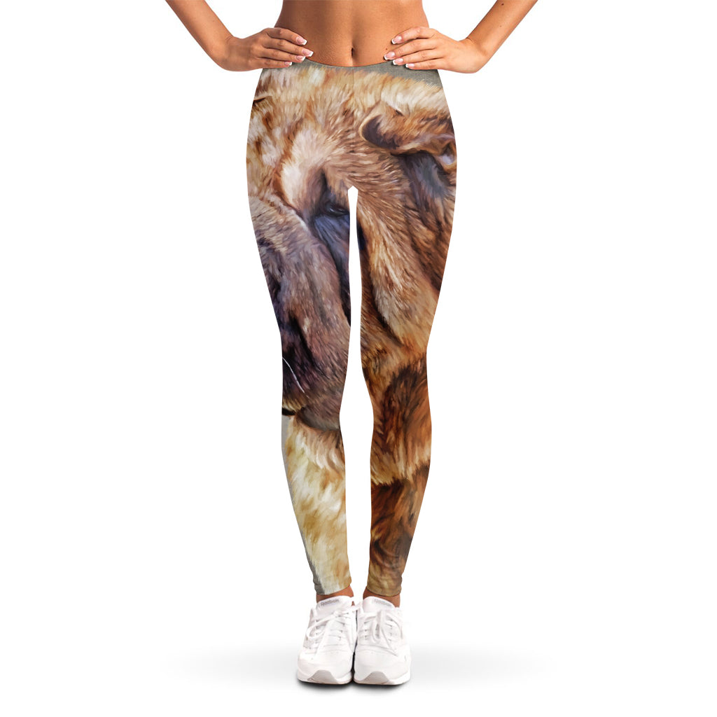 Vintage Shar Pei Print Women's Leggings