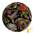 Vintage Skull Pattern Print Basketball