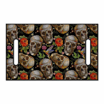 Vintage Skull Pattern Print Golf Cart Seat Cover