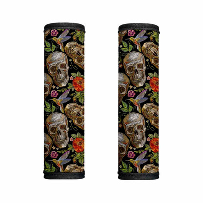 Vintage Skull Pattern Print Handle Covers