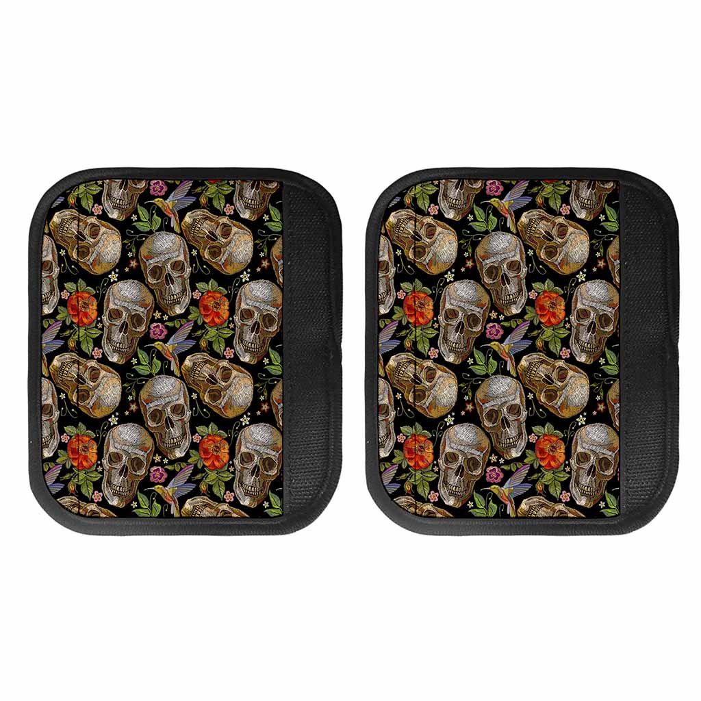 Vintage Skull Pattern Print Handle Covers