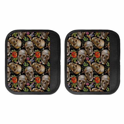 Vintage Skull Pattern Print Handle Covers