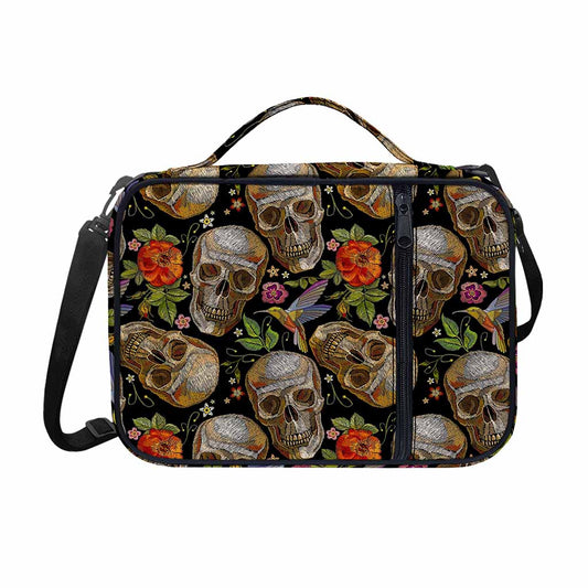 Vintage Skull Pattern Print Shoulder Strap Bible Bag