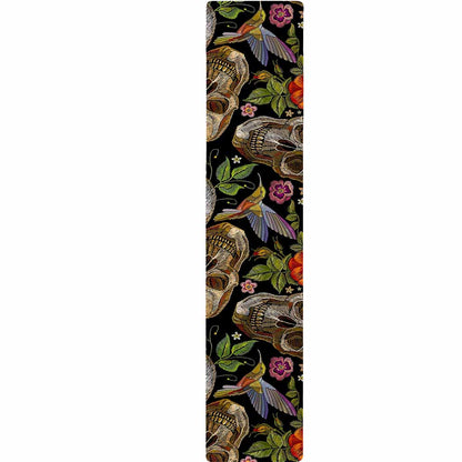 Vintage Skull Pattern Print Table Runner