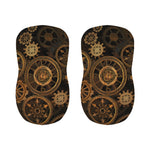 Vintage Steampunk Gears Print Bar Stool Covers