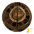 Vintage Steampunk Gears Print Basketball