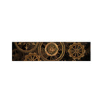 Vintage Steampunk Gears Print Bed Runner