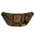 Vintage Steampunk Gears Print Fanny Pack