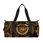 Vintage Steampunk Gears Print Gym Bag