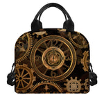 Vintage Steampunk Gears Print Insulated Lunch Bag