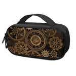 Vintage Steampunk Gears Print Insulin Cooler Travel Case