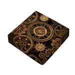 Vintage Steampunk Gears Print Outdoor Seat Cushion Cover