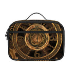 Vintage Steampunk Gears Print Portable Lunch Bag