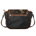 Vintage Steampunk Gears Print Saddle Bag
