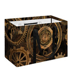 Vintage Steampunk Gears Print Utility Tote Bag