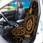 Vintage Steampunk Gears Print Waterproof Car Seat Cover