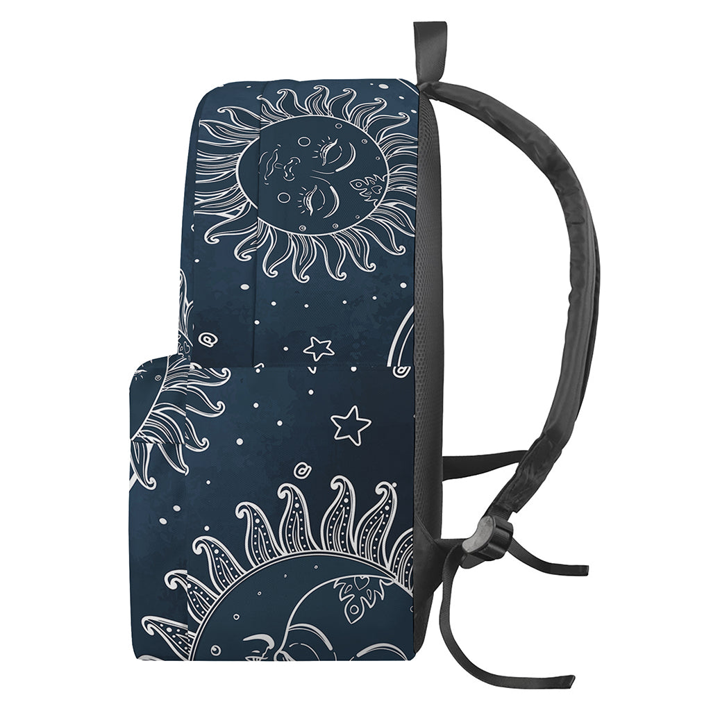Vintage Sun And Moon Pattern Print Backpack