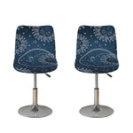 Vintage Sun And Moon Pattern Print Bar Stool Covers