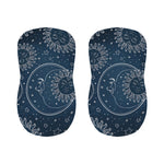 Vintage Sun And Moon Pattern Print Bar Stool Covers