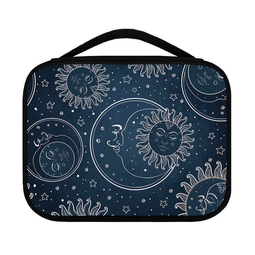 Vintage Sun And Moon Pattern Print Classic Bible Case