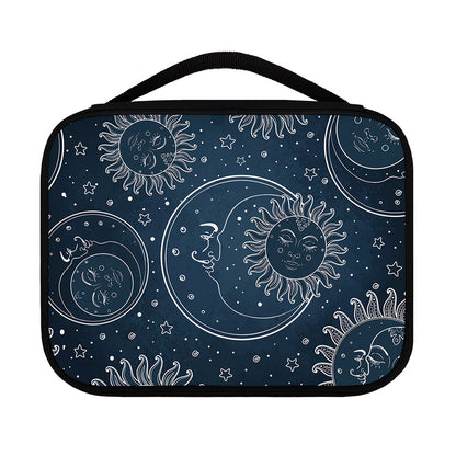 Vintage Sun And Moon Pattern Print Classic Bible Case