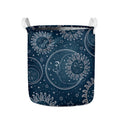 Vintage Sun And Moon Pattern Print Collapsible Laundry Basket