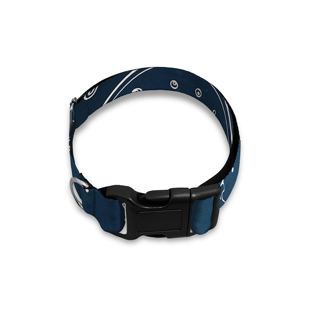Vintage Sun And Moon Pattern Print Dog Collar