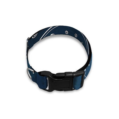 Vintage Sun And Moon Pattern Print Dog Collar