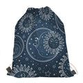 Vintage Sun And Moon Pattern Print Drawstring Bag
