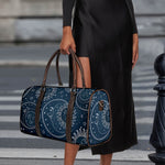 Vintage Sun And Moon Pattern Print Duffle Bag