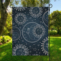 Vintage Sun And Moon Pattern Print Garden Flag