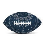 Vintage Sun And Moon Pattern Print Rugby Ball