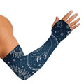 Vintage Sun And Moon Pattern Print Sun Protection Arm Sleeves