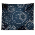 Vintage Sun And Moon Pattern Print Tapestry