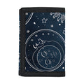 Vintage Sun And Moon Pattern Print Trifold Wallet