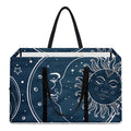 Vintage Sun And Moon Pattern Print Utility Tote Bag