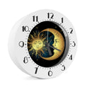 Vintage Sun And Moon Print Alarm Clock
