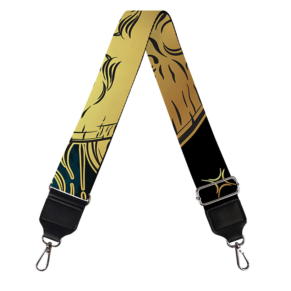 Vintage Sun And Moon Print Bag Strap