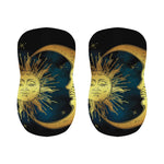 Vintage Sun And Moon Print Bar Stool Covers