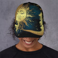 Vintage Sun And Moon Print Baseball Cap