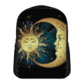 Vintage Sun And Moon Print Casual Backpack