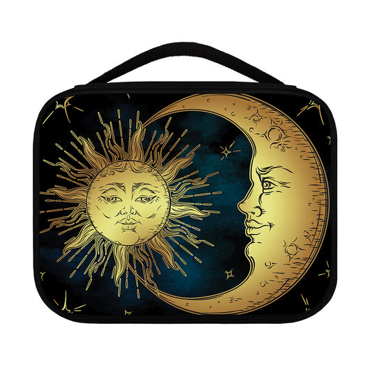Vintage Sun And Moon Print Classic Bible Case