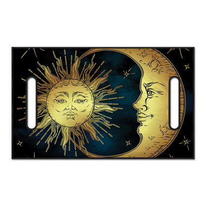 Vintage Sun And Moon Print Golf Cart Seat Cover