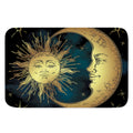 Vintage Sun And Moon Print Indoor Door Mat