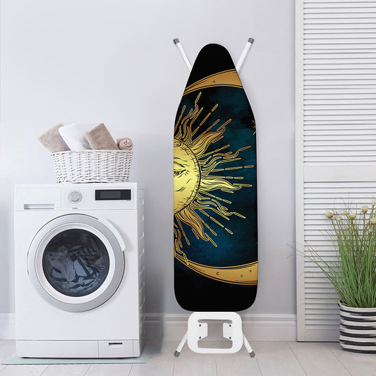 Vintage Sun And Moon Print Ironing Board Cover