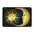 Vintage Sun And Moon Print Kitchen Mat
