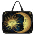 Vintage Sun And Moon Print Laptop Sleeve With Handle